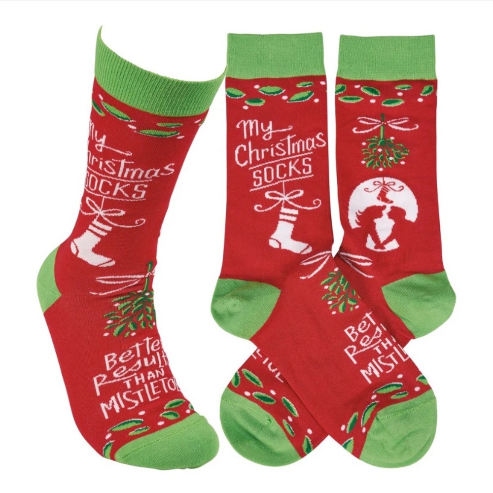 Primitives By Kathy LOL Socks Size Unisex 
Christmas Socks